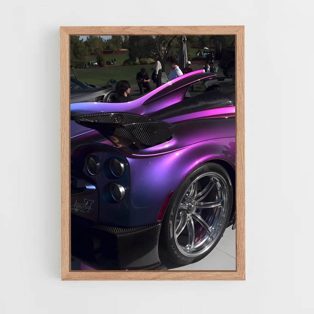 Poster Huayra Mystique – affiche Pagani (vue 4)